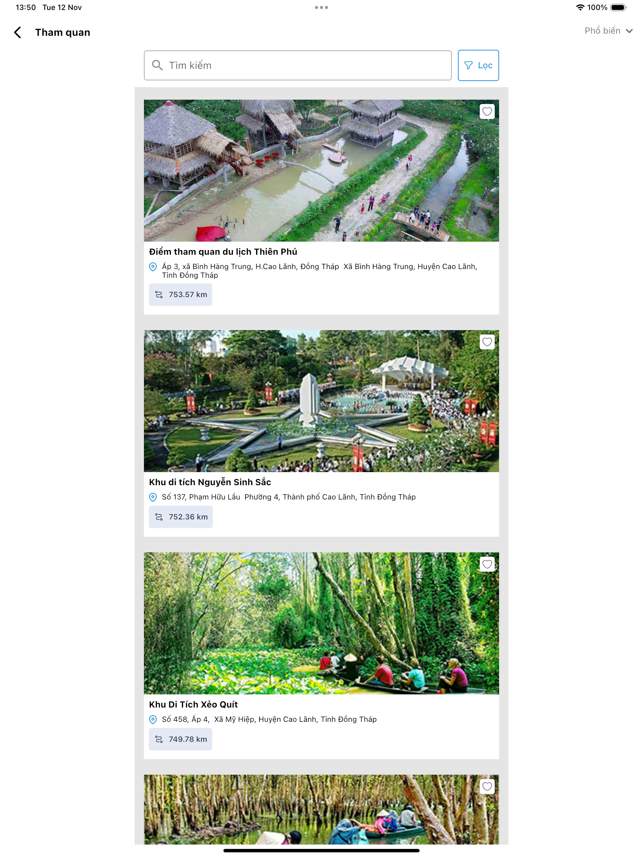 Du lịch Đồng Tháp screenshot